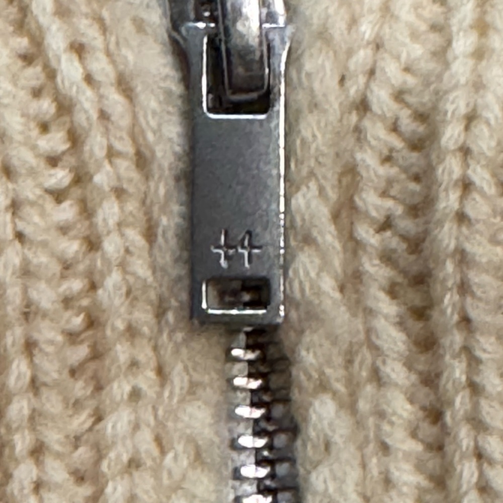 NAADAM Women's Cashmino Cable Quarter Zip‎ Comfy Popover Sweater Cream  Size XS - Picture 4 of 12